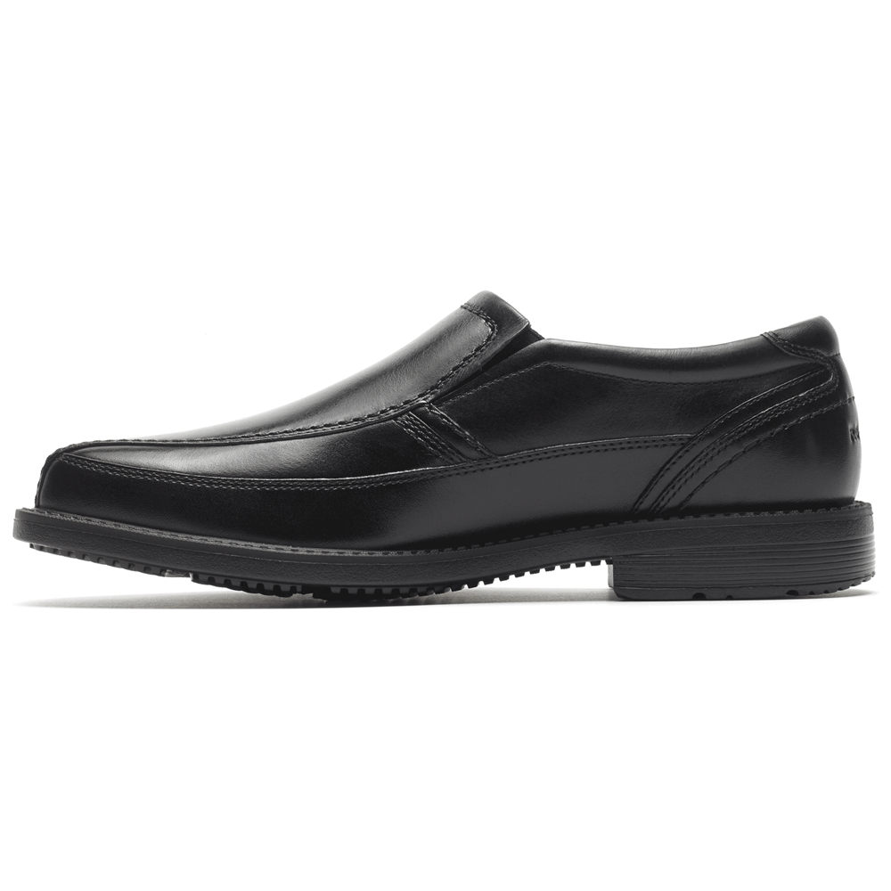 Slip-Ons Rockport Hombre Mexico - Style Leader 2 Bike Toe Negros - FURWE6258